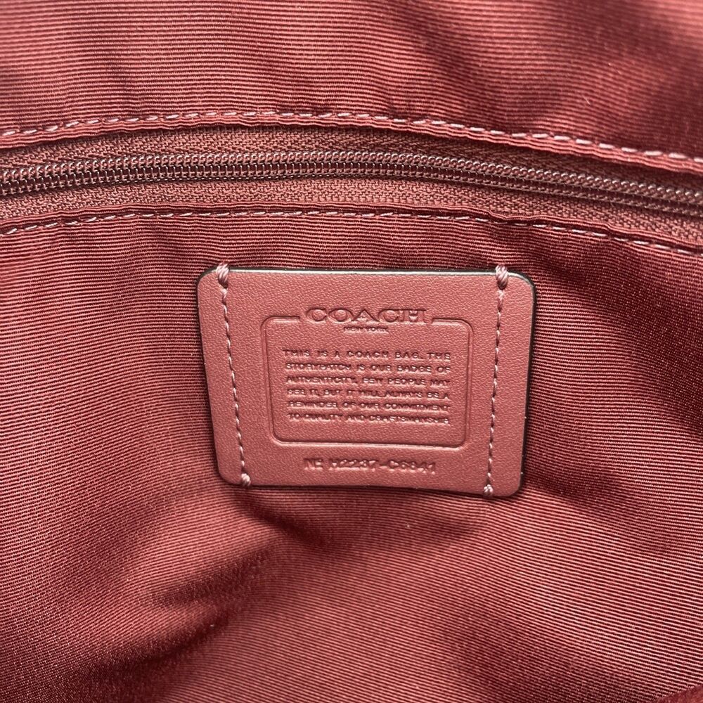 COACH Kacey Satchel In Colorblock - C6841 Red NEW - Picture 9 of 12